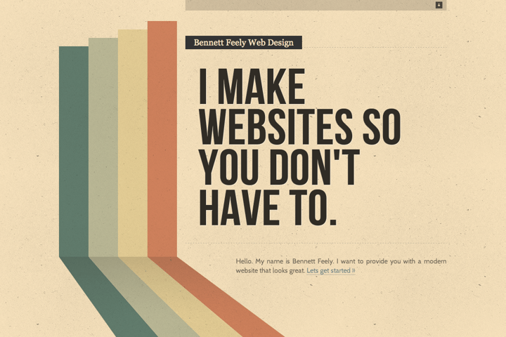 Bennett Feely website preview